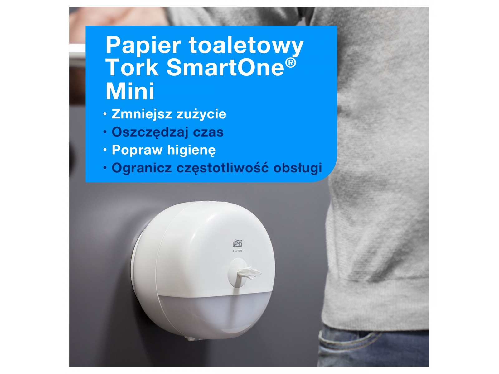 Papier toaletowy Tork 472193 Premium T9 SmartOne